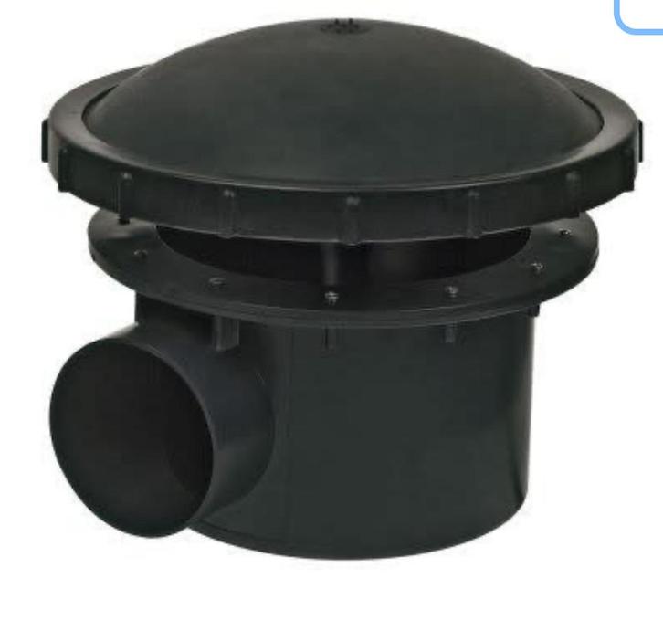 Xclear Bodemdrain 110mm met Beluchtingsdeksel, Tuin en Terras, Vijver-toebehoren, Nieuw, Vijverfilter, Ophalen of Verzenden