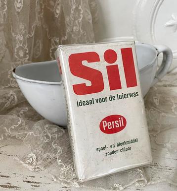 Brocante oude volle verpakking SIL ( Persil ) beschikbaar voor biedingen