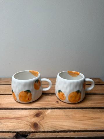 Theemokken met Sinaasappels 6 stuks beschikbaar voor biedingen