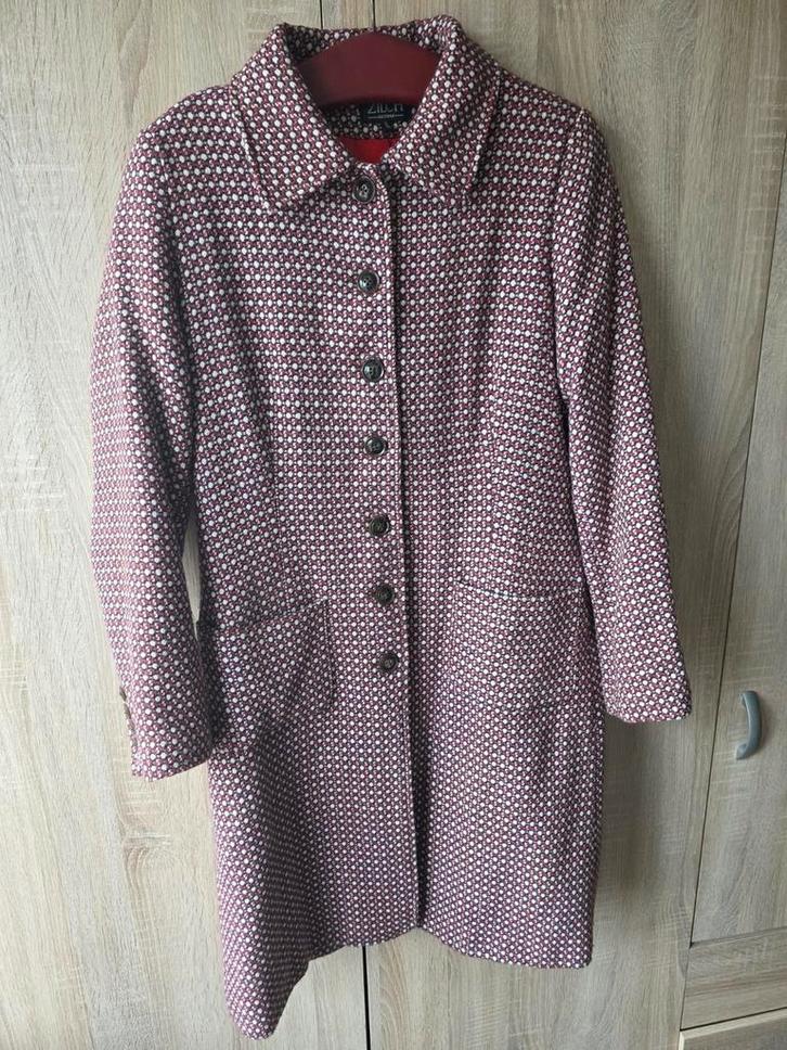 Prachtige herfstjas tussenjas jas van Zilch Amsterdam L-XL, Kleding | Dames, Jasjes, Kostuums en Pakken, Zo goed als nieuw, Ophalen of Verzenden