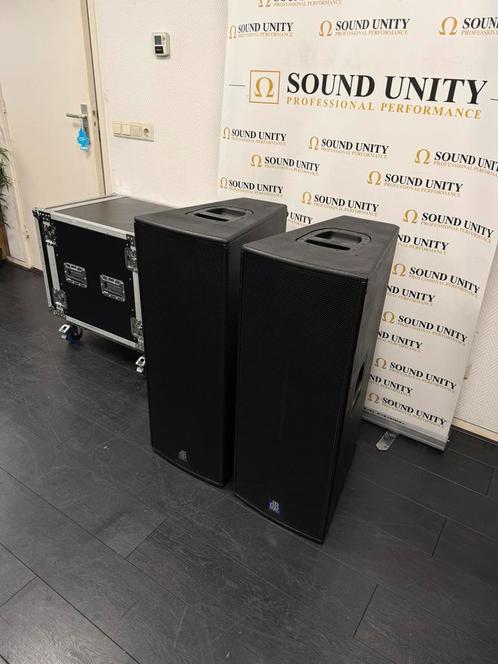 dB Technologies F212 actieve PA speakers (RCF), Audio, Tv en Foto, Luidsprekers, Gebruikt, Front, Rear of Stereo speakers, 120 watt of meer