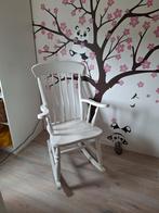 Degelijke Schommelstoel, Huis en Inrichting, Stoelen, Gebruikt, Wit, Ophalen of Verzenden, Landelijk