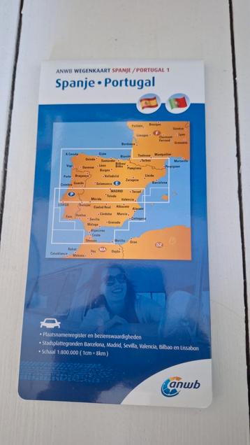 ANWB Wegenkaart Spanje/Portugal beschikbaar voor biedingen