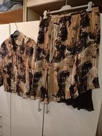 Gerry Weber Set Rok & Blouse - Maat 44, Bruin, Maat 42/44 (L), Ophalen of Verzenden, Zo goed als nieuw