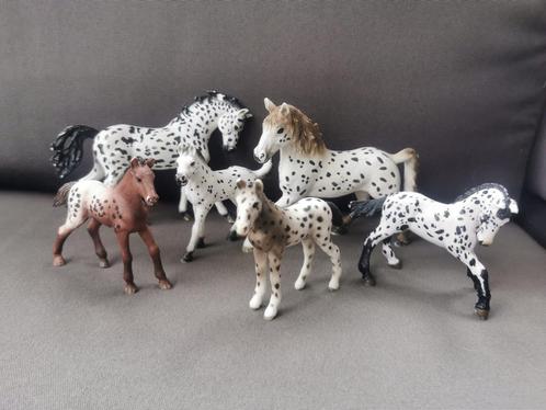 Schleich appaloosa familie, Verzamelen, Speelgoed, Zo goed als nieuw, Ophalen of Verzenden