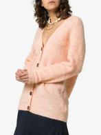 ganni callahan mohair blend boyfriend fit cardigan vest | m, Verzenden, Nieuw, Maat 38/40 (M)