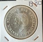 50 gulden Nederlandse Antillen 1980 zilver, Ophalen of Verzenden, Koningin Beatrix, 50 gulden, Zilver