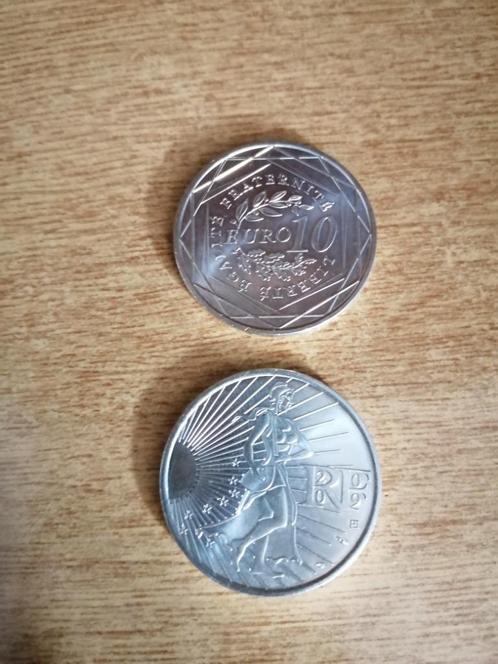 10 euro Frankrijk zilveren munt 2009 zaaister semeuse zilver, Postzegels en Munten, Munten | Europa | Euromunten, Losse munt, 10 euro
