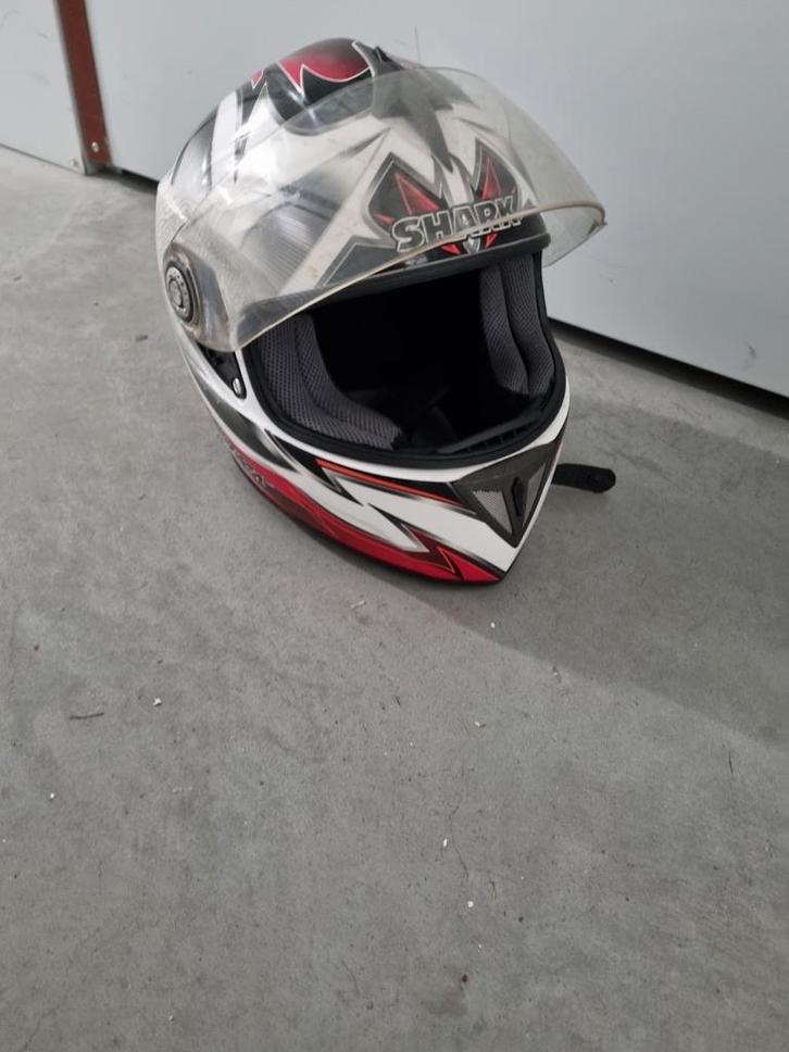Shark Shuriken Integraalhelm Maat M, Motoren, Kleding | Motorhelmen, Dames, Heren, Integraalhelm, M, Shark, Tweedehands, Ophalen of Verzenden