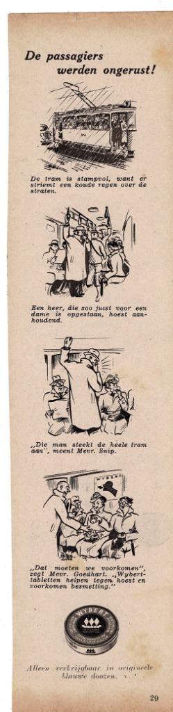 3x De passagiers werden ongerust! WYBERT voorkomt besmetting, Verzamelen, Merken en Reclamevoorwerpen, Zo goed als nieuw, Overige typen