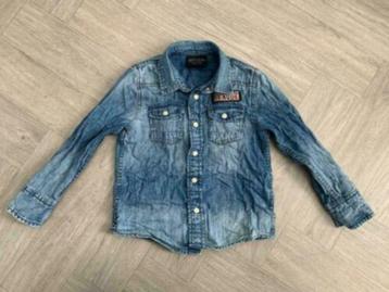 Stoere jeans Overhemd maat 110! beschikbaar voor biedingen