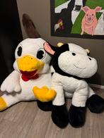 XXL Knuffel Koe en Kip, Ophalen, Zo goed als nieuw, Koe
