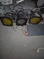 LED spotlight geel 2x, Muziek en Instrumenten, Licht en Laser, Ophalen of Verzenden, Gebruikt, Licht, Kleur