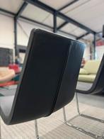 2 Showmodel Bonaldo Skip eetkamerstoel zwart leer Stoelen, Twee, Zwart, Nieuw, Leer