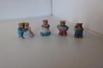 4 leuke gekleurde Beertjes, hoogte  5 cm., Ophalen of Verzenden, Zo goed als nieuw, Beeldje, Overige merken