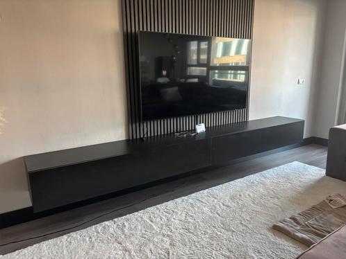Zwarte tv meubel 320cm breedt, Huis en Inrichting, Kasten | Televisiemeubels, Zo goed als nieuw, Minder dan 100 cm, 200 cm of meer