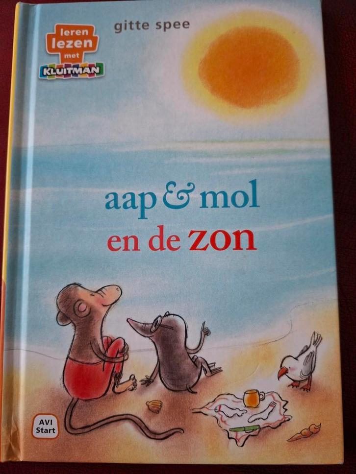 Aap & Mol en de Zon - Gitte Spee, Boeken, Kinderboeken | Jeugd | onder 10 jaar, Gelezen, Fictie algemeen, Ophalen of Verzenden