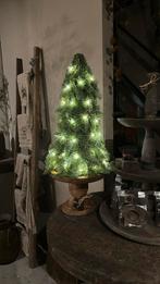 Kunst nobilis boompje met led op batterij (excl batterij), Ophalen of Verzenden