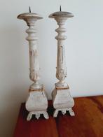 Grote houten kandelaars kandelaar, Ophalen, Hout