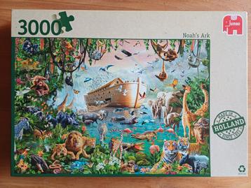 Leuke uitdagende puzzel 3000 stukjes 'Ark van Noach'. beschikbaar voor biedingen