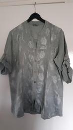 Prachtige groene linnen blouse, XL, als nieuw!, Ophalen of Verzenden, Zo goed als nieuw, Maat 46/48 (XL) of groter, Groen