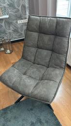 Draai fauteuil made by Woood, Huis en Inrichting, Stoelen, Ophalen, Zo goed als nieuw, Grijs, Eén