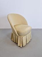 Vintage cocktailstoel velours stoel Mid century fauteuil '60