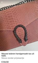 Nieuwe handgemaakte lederen tas uit Italie, Ophalen of Verzenden, Nieuw