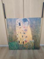 Canvas Schilderij - De Kus van Klimt, Ophalen