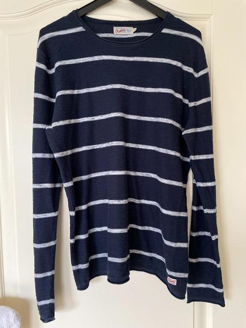 Jack & Jones gestreepte herentrui, maat S, Kleding | Heren, Truien en Vesten, Zo goed als nieuw, Maat 46 (S) of kleiner, Blauw
