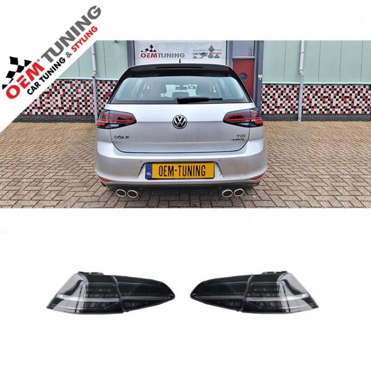 VW GOLF 7 LED dyn achterlichten |2012–2017| dragon | smoke, Auto diversen, Tuning en Styling, Ophalen of Verzenden