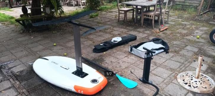 Complete Wingsurfset met Foil, Watersport en Boten, Wingsurfen, Gebruikt, Wingsurfset, Ophalen of Verzenden