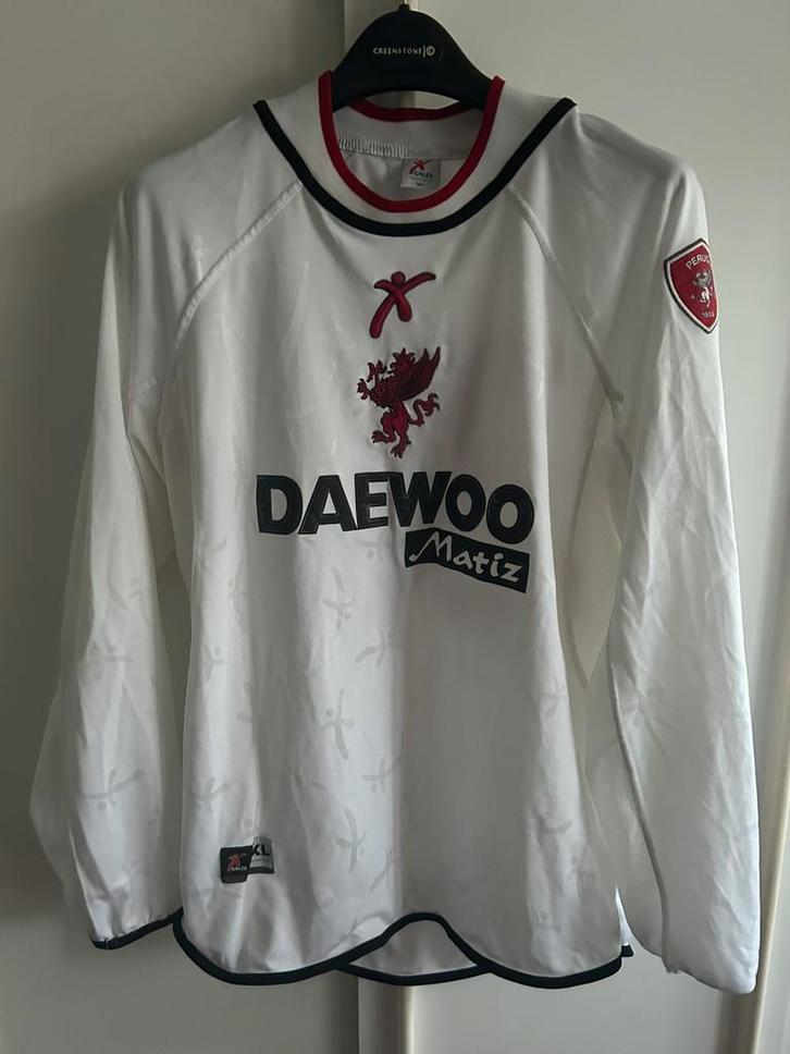 Vintage voetbalshirt voetbal shirt Perugia 01-02 Italië, Sport en Fitness, Voetbal, Gebruikt, Shirt, Maat XL, Ophalen of Verzenden
