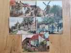 5 mooie antieke ansichtkaarten gestempeld en ongestempeld, Ophalen of Verzenden, Voor 1920, Overijssel
