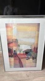 Ton Schulten poster in pasteltinten - met alumnium lijst, Antiek en Kunst, Ophalen