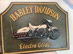 Pubbord Harley Davidson hout, Verzamelen, Merken en Reclamevoorwerpen, Ophalen of Verzenden, Gebruikt, Reclamebord