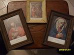 3 religieuze ingelijste prenten van Pieter Geraerdts, Verzamelen, Ophalen, Gebruikt, Kaart of Prent, Christendom | Katholiek