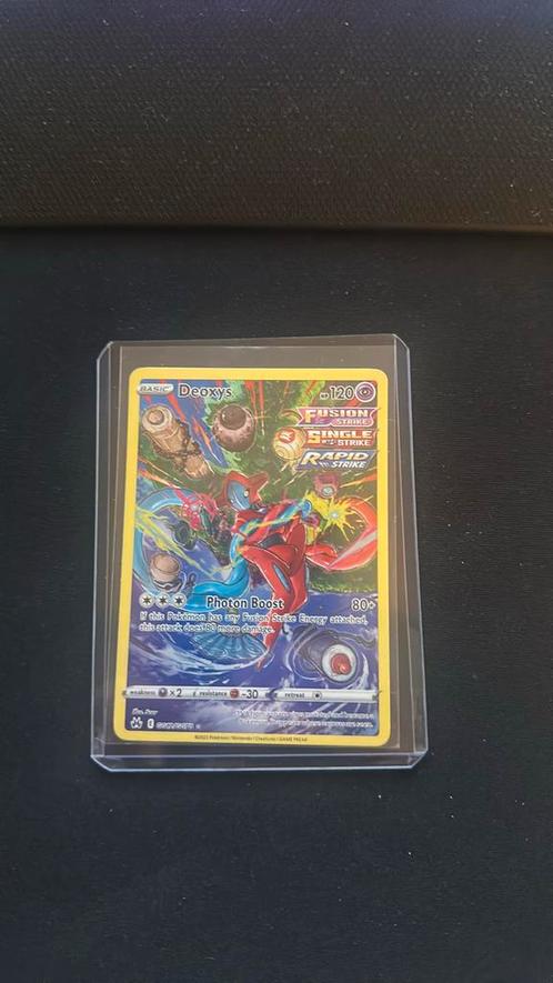 Deoxys (CRZ GG12) pokemon kaart, Hobby en Vrije tijd, Verzamelkaartspellen | Pokémon, Zo goed als nieuw, Losse kaart, Ophalen of Verzenden