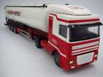 Lion Toys - DAF 95XF miniatuur '' Nillezen Oeffelt '' 1:50, Ophalen of Verzenden, Gebruikt, Bus of Vrachtwagen, Lion Toys