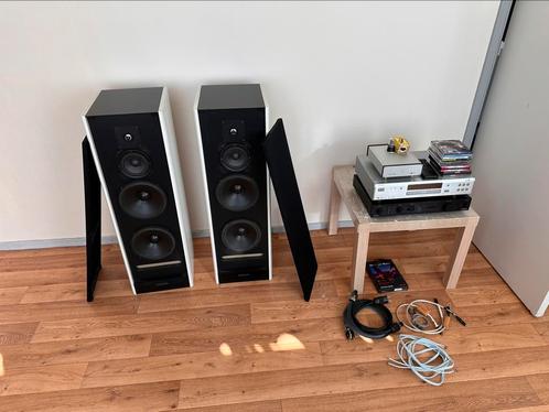 Audiolab hoge kwaliteit(High-End) Luidspreker compleet set, Audio, Tv en Foto, Luidsprekers, Gebruikt, Front, Rear of Stereo speakers