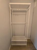 Ikea white coat rack with 6 hangers and shoe space., Huis en Inrichting, Woonaccessoires | Kapstokken, Zo goed als nieuw, Ophalen