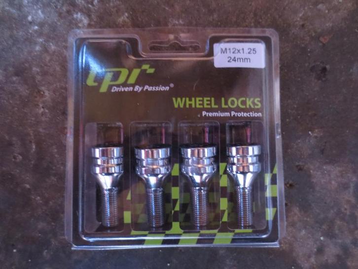 ✅ M12x1.25 TPI Velgsloten / Anti diefstal locks 24mm Bouten, Auto diversen, Anti-diefstal, Nieuw, Ophalen of Verzenden