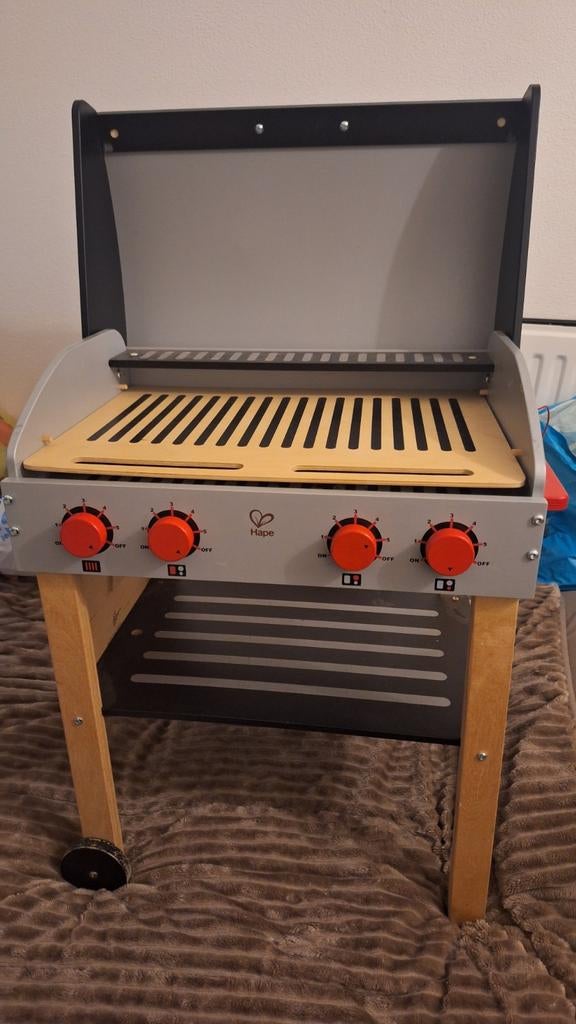 Houten bbq, Ophalen, Gebruikt