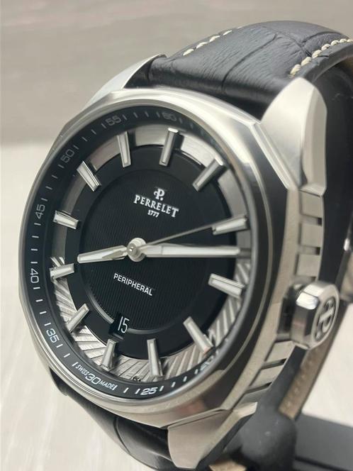 Perrelet Lab Peripheral 3 Hands & Date (full set), Sieraden, Tassen en Uiterlijk, Horloges | Heren, Zo goed als nieuw, Breitling