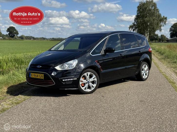 Ford S-Max 1.6 EcoBoost Platinum Navi Climate Nette auto!, Auto's, Ford, Bedrijf, Te koop, S-Max, ABS, Achteruitrijcamera, Airbags