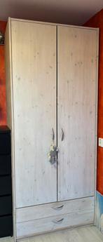 Mooie Lifetime  Kast white wash met Lades en deuren, Huis en Inrichting, Kasten | Kledingkasten, Ophalen, Gebruikt, 100 tot 150 cm