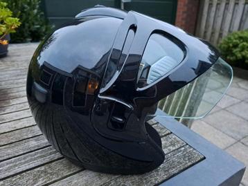 Metal black Nolan Genesis N41 helm jethelm brommer motor beschikbaar voor biedingen
