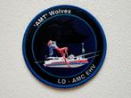 Patch RNLAF 'AMT' Wolves Leerdock AMC Vliegbasis Eindhoven, Verzamelen, Verzenden, Luchtmacht, Nederland, Embleem of Badge