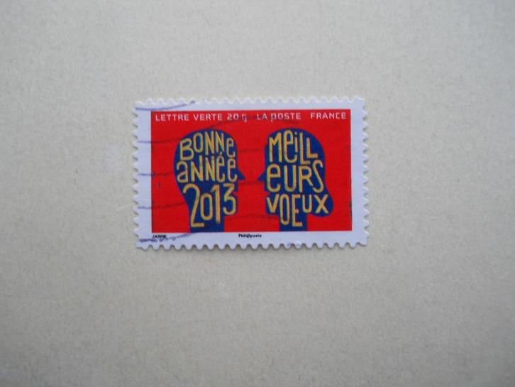 Frankrijk 2012 Meileurs voeux Yv.Autoadhesifs 768 gestempeld, Postzegels en Munten, Postzegels | Europa | Frankrijk, Gestempeld