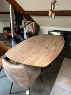 Deens ovale eettafel, Ophalen, Overige materialen, 100 tot 150 cm, Landelijk, modern